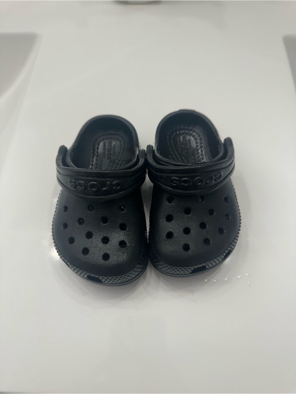 CROCS Kids Black Classic Clog Sandals